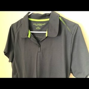 Coal Harbour Women’s Gray Polo Shirt  Size Medium